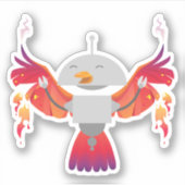 Phoenix Mia Sticker (Vorderseite)