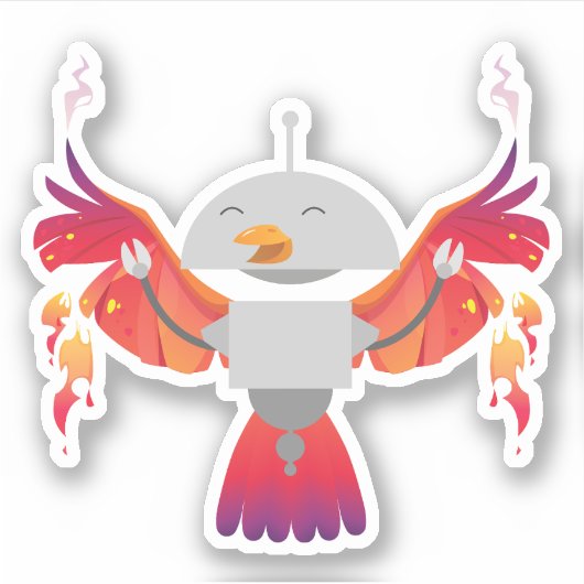 Phoenix Mia Sticker (Vorderseite)