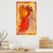 Phoenix mit Grenzposter Poster (Küche)