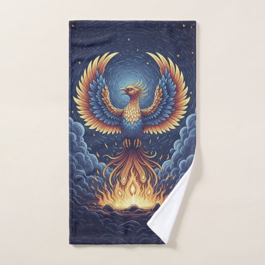 Phoenix: mystical world, symbol of good fortune handtuch (Handtuch)