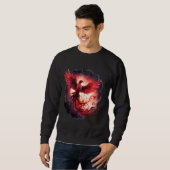Phoenix Mythic Bird Fire Phoenix Bird Rejuvenati Sweatshirt (Vorne ganz)