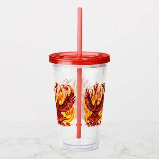Phoenix mythologische unsterbliche Kreatur Acryltrinkbecher (Rechts)