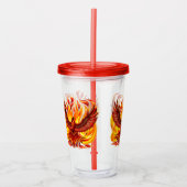 Phoenix mythologische unsterbliche Kreatur Acryltrinkbecher (Vorderseite)
