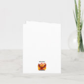 Phoenix mythologische unsterbliche Kreatur Einladung (Rückseite)