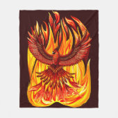 Phoenix mythologische unsterbliche Kreatur Fleecedecke (Vorderseite)