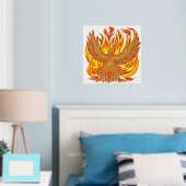 Phoenix mythologische unsterbliche Kreatur Foliendrucke (In Situ (Schlafzimmer))