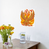 Phoenix mythologische unsterbliche Kreatur Foliendrucke (Ablage(Küche))