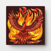 Phoenix mythologische unsterbliche Kreatur Fotoplatte (Vorderseite)