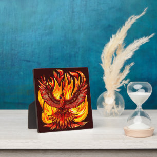 Phoenix mythologische unsterbliche Kreatur Fotoplatte