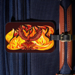 Phoenix mythologische unsterbliche Kreatur Gepäckanhänger