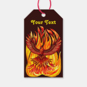 Phoenix mythologische unsterbliche Kreatur Geschenkanhänger (Vorderseite)