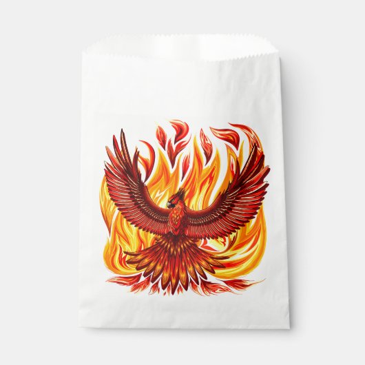 Phoenix mythologische unsterbliche Kreatur Geschenktütchen (Vorderseite)