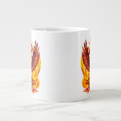Phoenix mythologische unsterbliche Kreatur Jumbo-Tasse (Vorderseite)