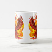 Phoenix mythologische unsterbliche Kreatur Kaffeetasse (Mittel)