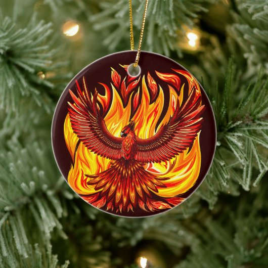 Phoenix mythologische unsterbliche Kreatur Keramik Ornament (Baum)
