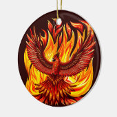 Phoenix mythologische unsterbliche Kreatur Keramik Ornament (Links)