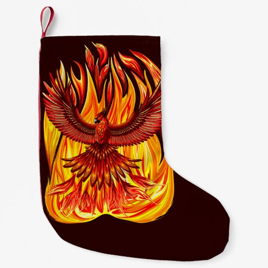 Phoenix mythologische unsterbliche Kreatur Kleiner Weihnachtsstrumpf (Vorderseite)