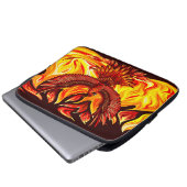 Phoenix mythologische unsterbliche Kreatur Laptopschutzhülle (Vorne Knopf)