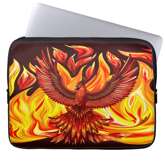 Phoenix mythologische unsterbliche Kreatur Laptopschutzhülle (Vorderseite)