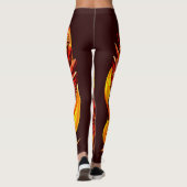 Phoenix mythologische unsterbliche Kreatur Leggings (Rückseite)