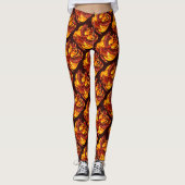 Phoenix mythologische unsterbliche Kreatur Leggings (Vorderseite)
