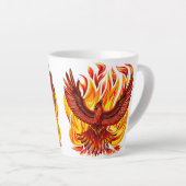 Phoenix mythologische unsterbliche Kreatur Milchtasse (Rechte Ecke)