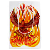 Phoenix mythologische unsterbliche Kreatur Mittlere Geschenktüte (Rückseite)