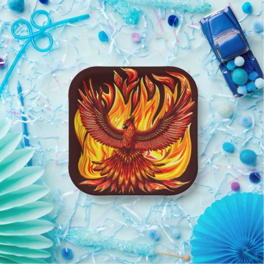 Phoenix mythologische unsterbliche Kreatur Pappteller (Party)
