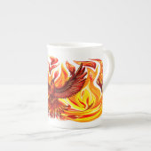 Phoenix mythologische unsterbliche Kreatur Porzellantasse (Vorderseite Rechts)
