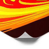 Phoenix mythologische unsterbliche Kreatur Poster (Ecke)