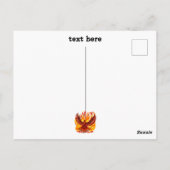 Phoenix mythologische unsterbliche Kreatur Postkarte (Rückseite)