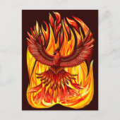 Phoenix mythologische unsterbliche Kreatur Postkarte (Vorderseite)