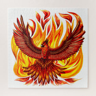 Phoenix mythologische unsterbliche Kreatur Puzzle
