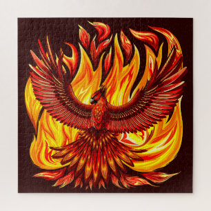 Phoenix mythologische unsterbliche Kreatur Puzzle