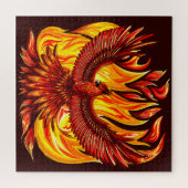 Phoenix mythologische unsterbliche Kreatur Puzzle (Horizontal)