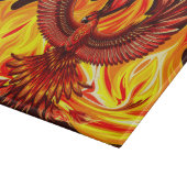 Phoenix mythologische unsterbliche Kreatur Schneidebrett (Ecke)