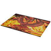 Phoenix mythologische unsterbliche Kreatur Schneidebrett (Ecke)
