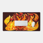 Phoenix mythologische unsterbliche Kreatur Schreibtischunterlage (Tastatur & Maus)