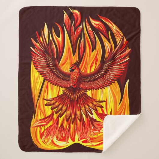 Phoenix mythologische unsterbliche Kreatur Sherpadecke (Vorderseite)