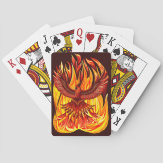 Phoenix mythologische unsterbliche Kreatur Spielkarten