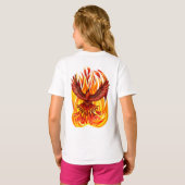 Phoenix mythologische unsterbliche Kreatur T-Shirt (Schwarz voll)