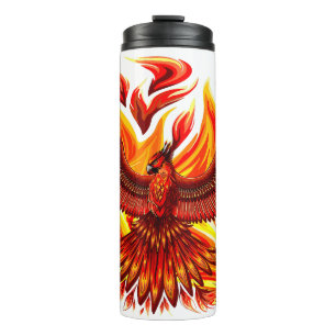 Phoenix mythologische unsterbliche Kreatur Thermosbecher