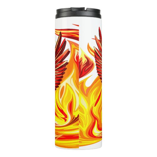 Phoenix mythologische unsterbliche Kreatur Thermosbecher (Rückseite)