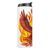 Phoenix mythologische unsterbliche Kreatur Thermosbecher (Nach links gedreht)