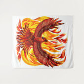 Phoenix mythologische unsterbliche Kreatur Wandteppich (Vorderseite (Horizontal))