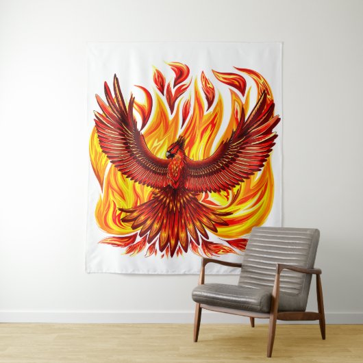Phoenix mythologische unsterbliche Kreatur Wandteppich (Beispiel)