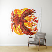 Phoenix mythologische unsterbliche Kreatur Wandteppich (Beispiel (Horizontal))