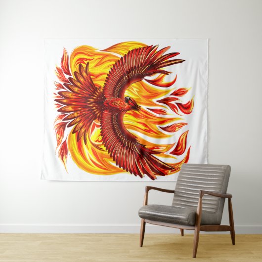 Phoenix mythologische unsterbliche Kreatur Wandteppich (Beispiel (Horizontal))