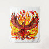 Phoenix mythologische unsterbliche Kreatur Wandteppich (Vorderseite)
