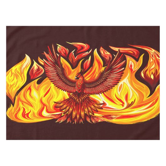 Phoenix mythologische unsterbliche Kreaturentablet Tischdecke (Vorderseite (Horizontal))